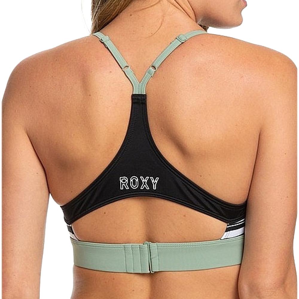 Haut De Bikini Noir Triangle Femme Roxy Fitness vue 2