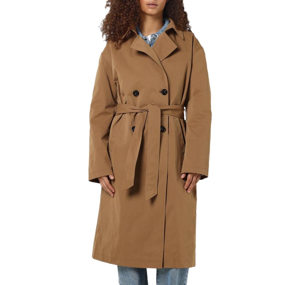 Manteau Trench Marron Femme Noisy May Manya pas cher