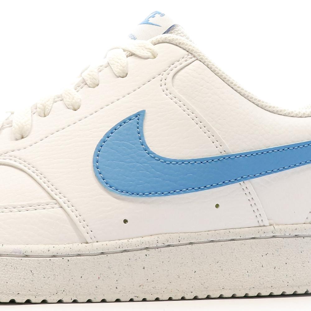 Baskets Blanches/Bleu Homme Nike Court Vision Low vue 7