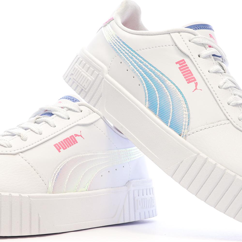 Baskets Blanches Fille Puma Carina 2.0 Deep Dive vue 7