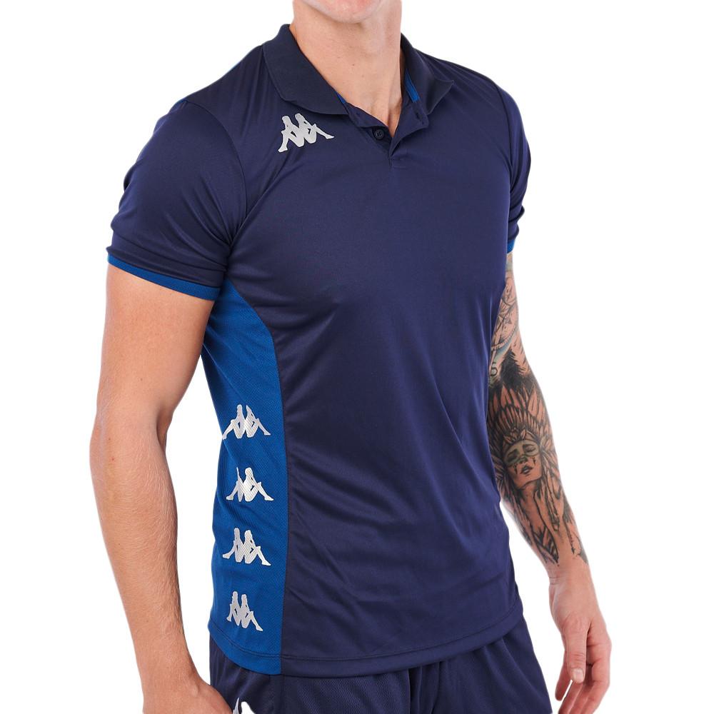 T-Shirt Noir Marine Kappa Deggiano pas cher
