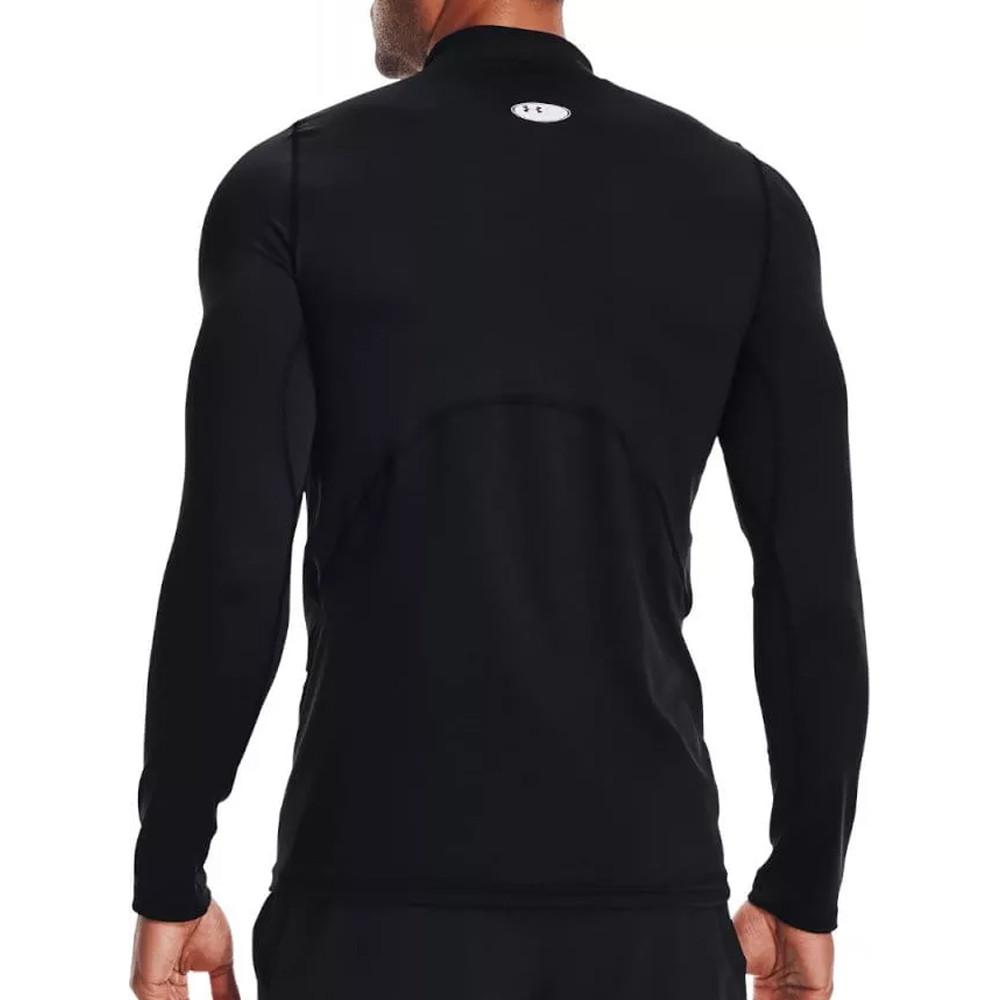 Maillot de sport Noir Homme Under Armour Fitted Mock vue 2