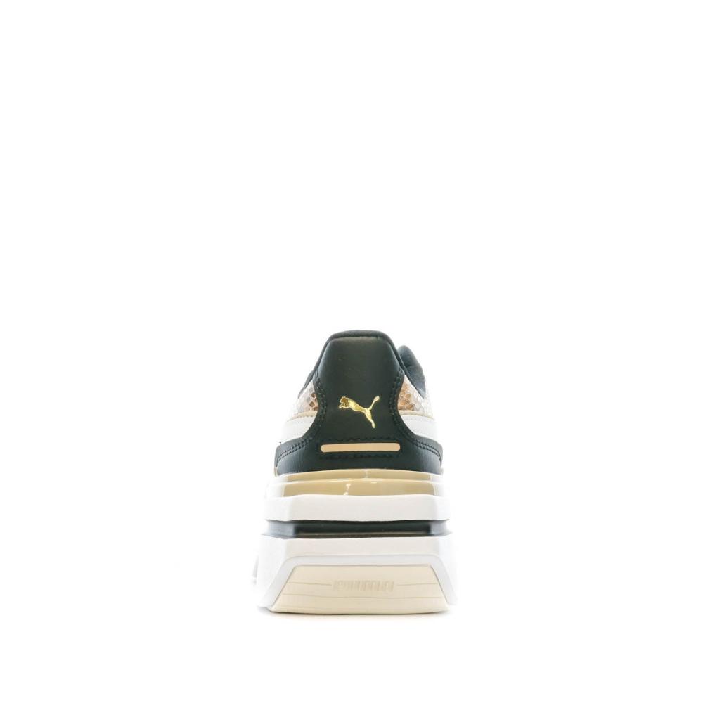 Baskets Blanches/Noires Femme Puma Kosmo Rider vue 3