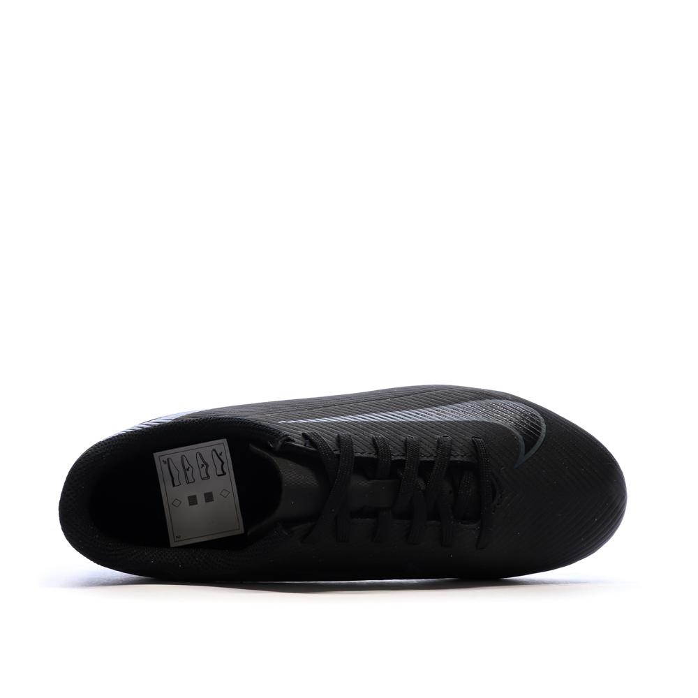 Chaussures de football Noires Garçon Nike Vapor 16 vue 4