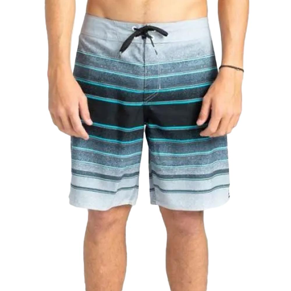 Short de Bain Noir/Bleu Homme Billabong All Day Stripes pas cher