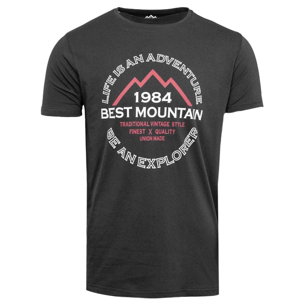 T-shirt Gris Foncé Homme Best Mountain 2005 pas cher