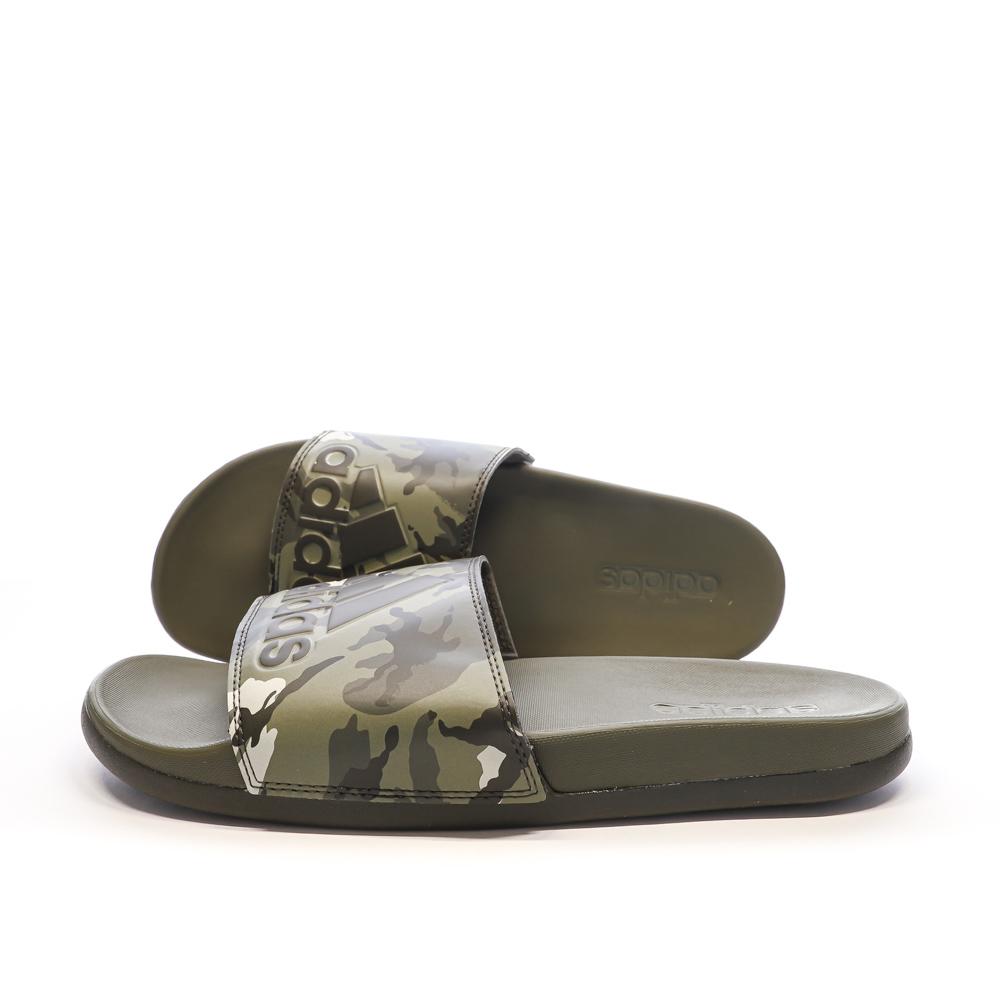 Claquettes Kaki Homme Adidas Adilette Comfort pas cher