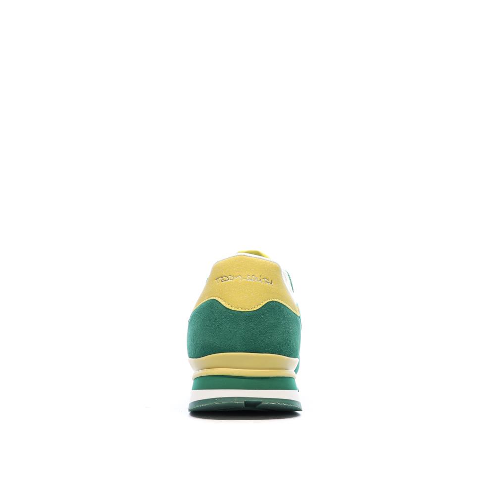 Baskets Vert/Jaune Femme Teddy Smith 120549 vue 3