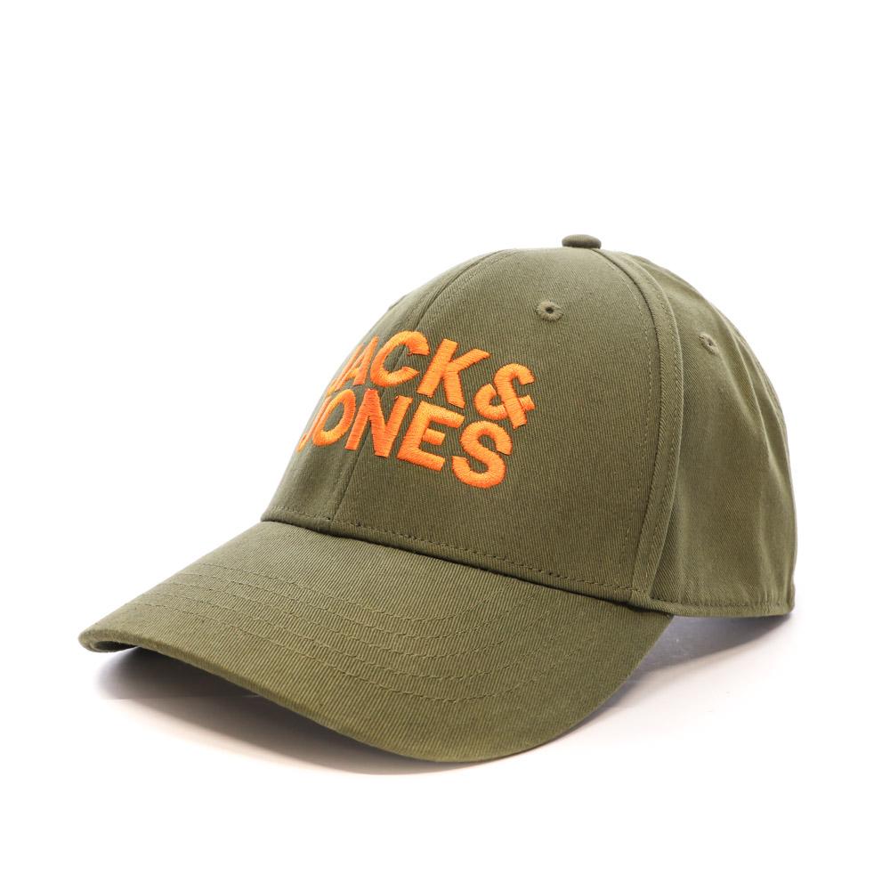 Casquette Kaki/Orange Homme Jack & Jones Jacgall pas cher