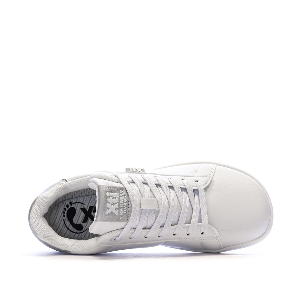 Weiße/silberne Damen-Sneaker Xti Plata Ansicht 4