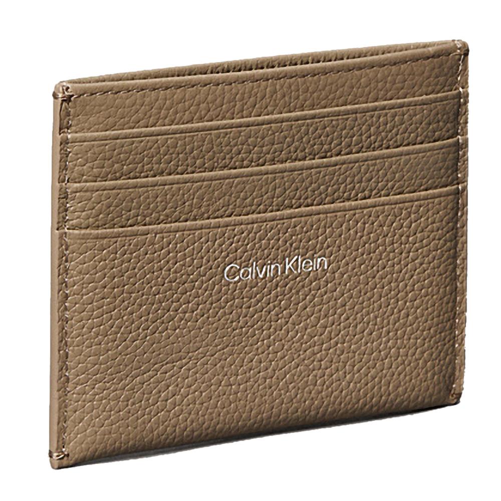 Étui Porte Carte Taupe Femme Calvin Klein Jeans Pebble vue 2
