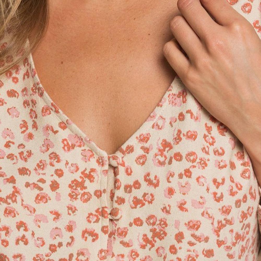 Blouse Beige Imprimé Femme Roxy Kiss And Make vue 3