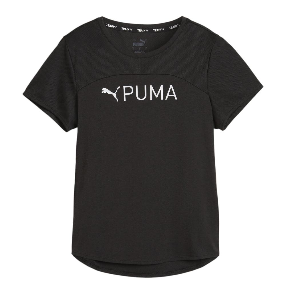 T-shirt Noir Femme Puma Fit Logo pas cher