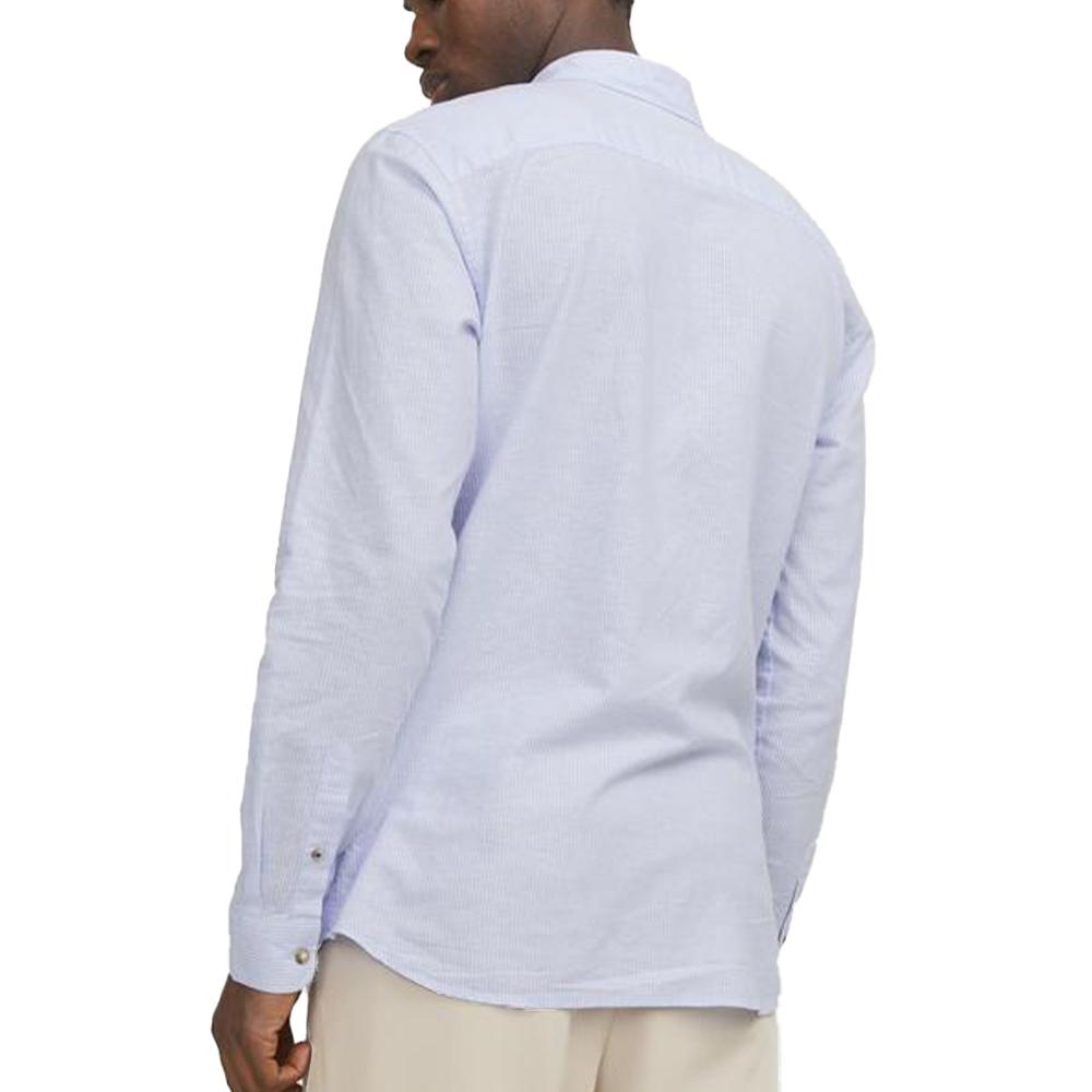 Chemise Bleu/Blanc Homme Jack & Jones Summer vue 2