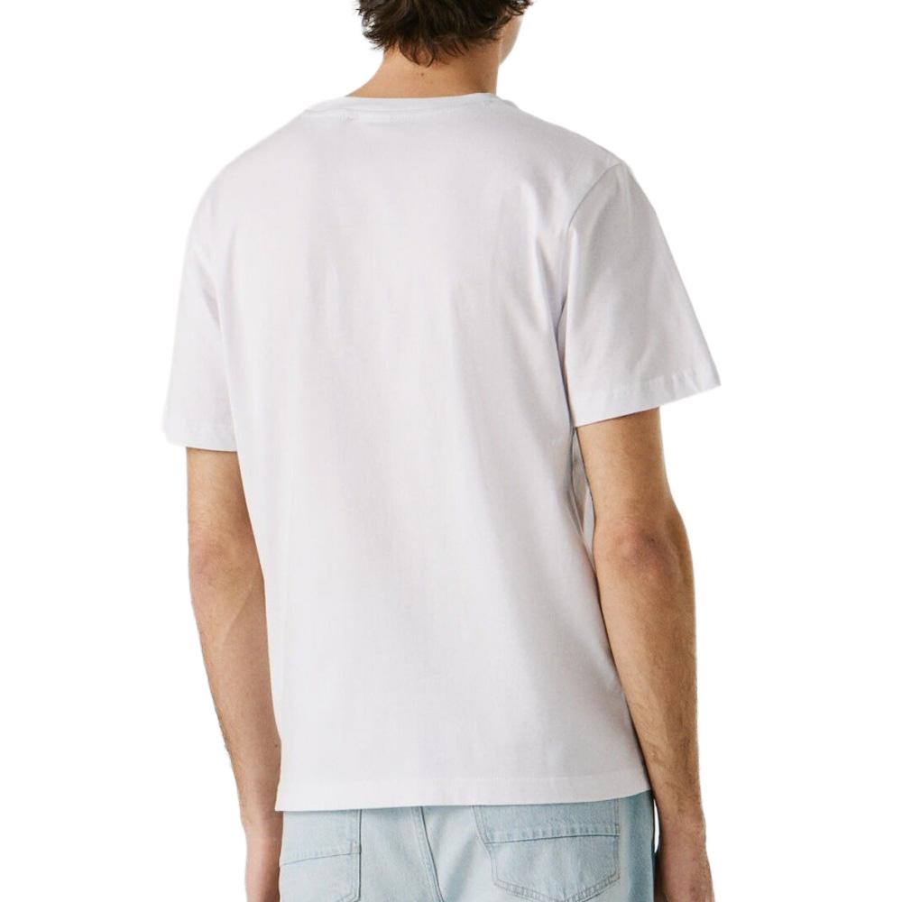 Camiseta hombre blanca Pepe jeans Pjl M ver 2