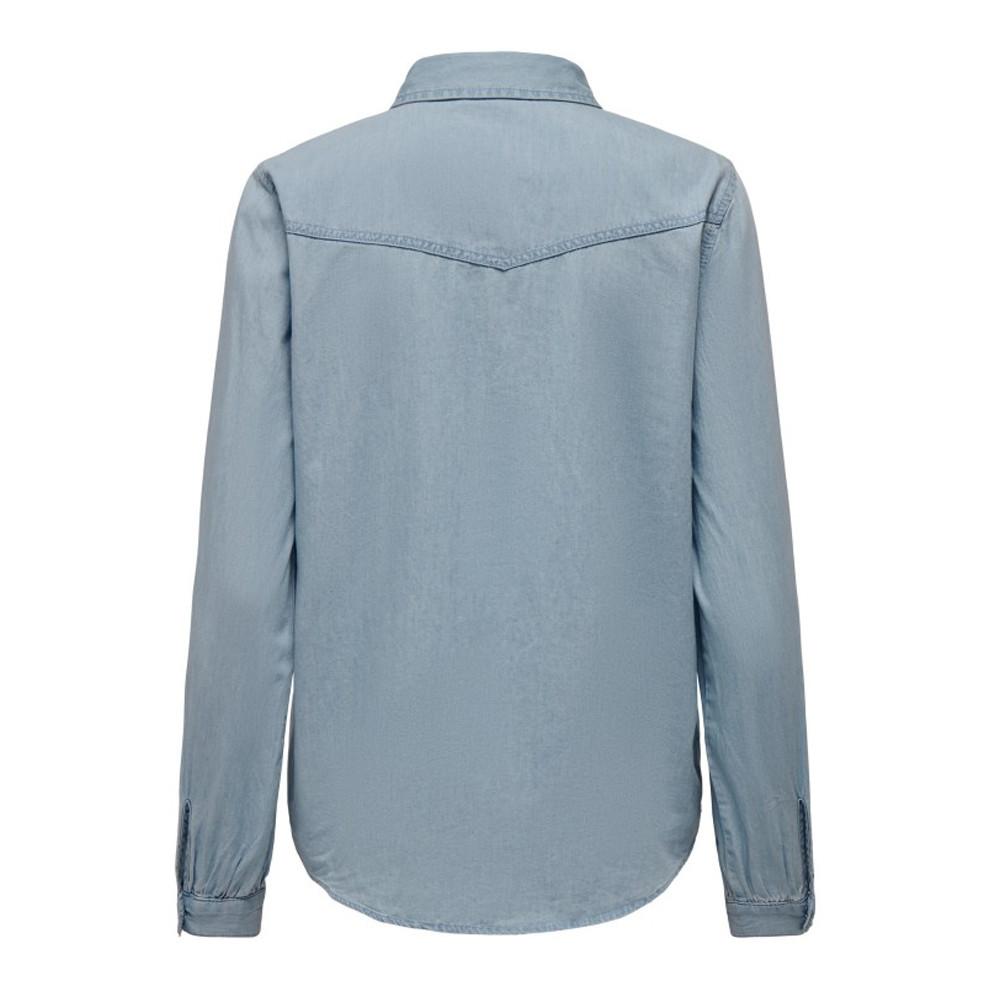 Chemise Bleu Femme JDY Chambray vue 2
