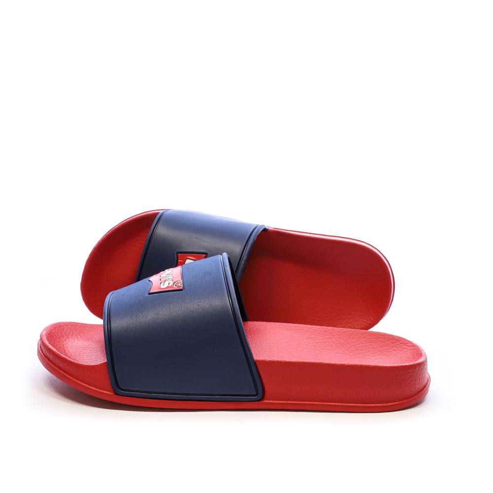 Claquettes Rouge/Marine Garçon Levi's Pool pas cher