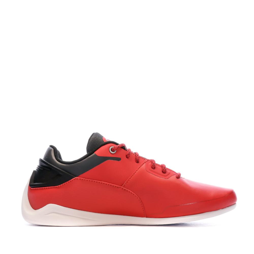 Baskets Rouge Homme Puma Ferrari Drift Delta vue 2