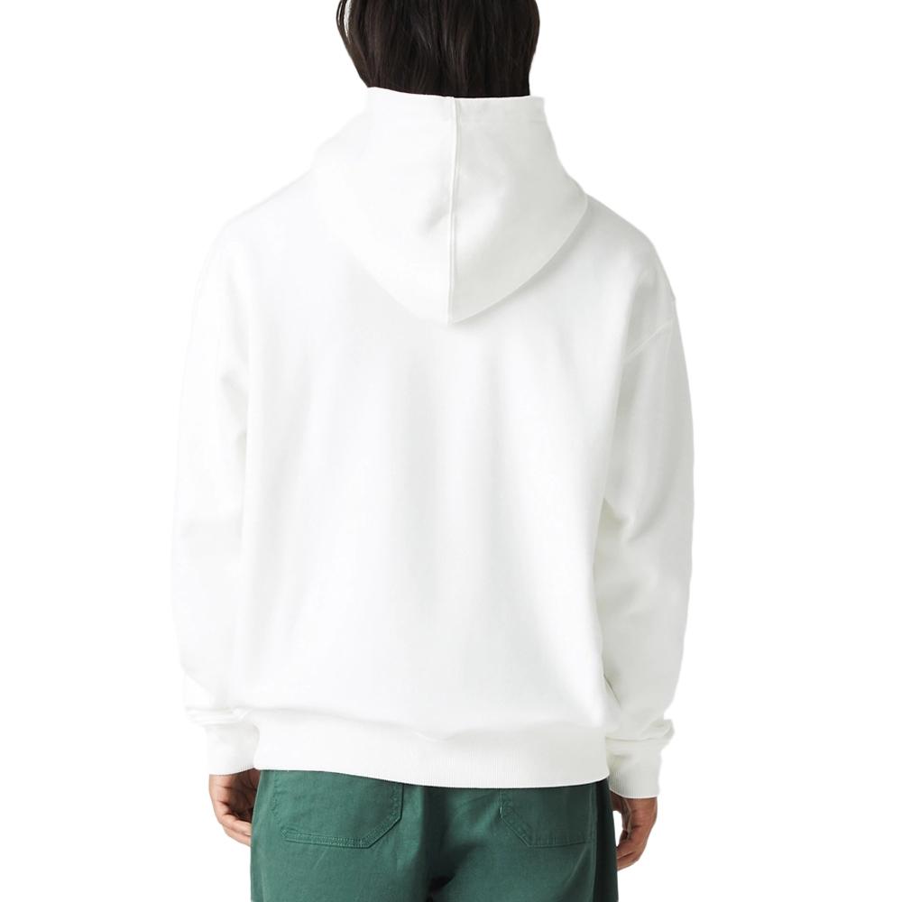 Sweat à Capuche Blanc Homme Lacoste SH0067 vue 2