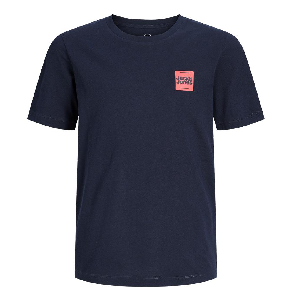 Marineblaues T-Shirt für Jungen von Jack & Jones, Farbe: Brandy günstig