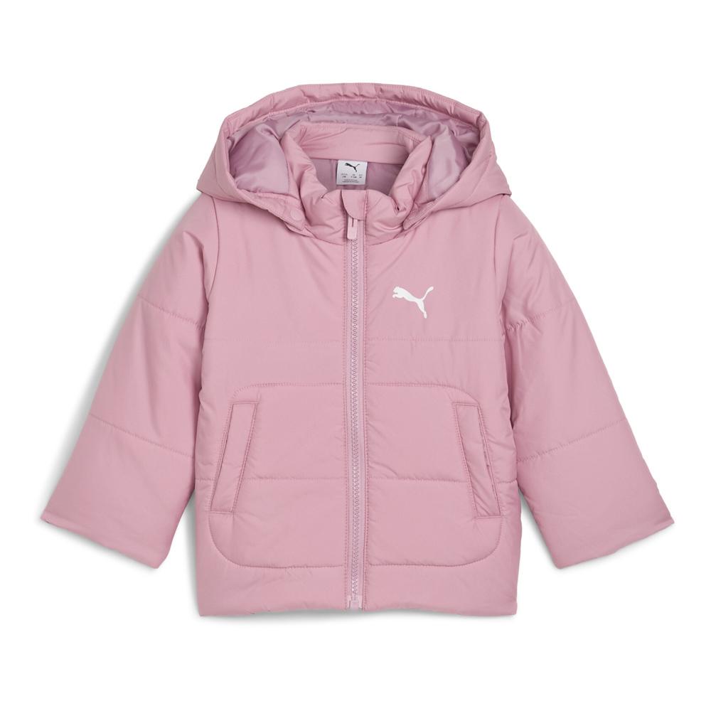Chaqueta acolchada rosa para niña Puma Minicats con capucha barato