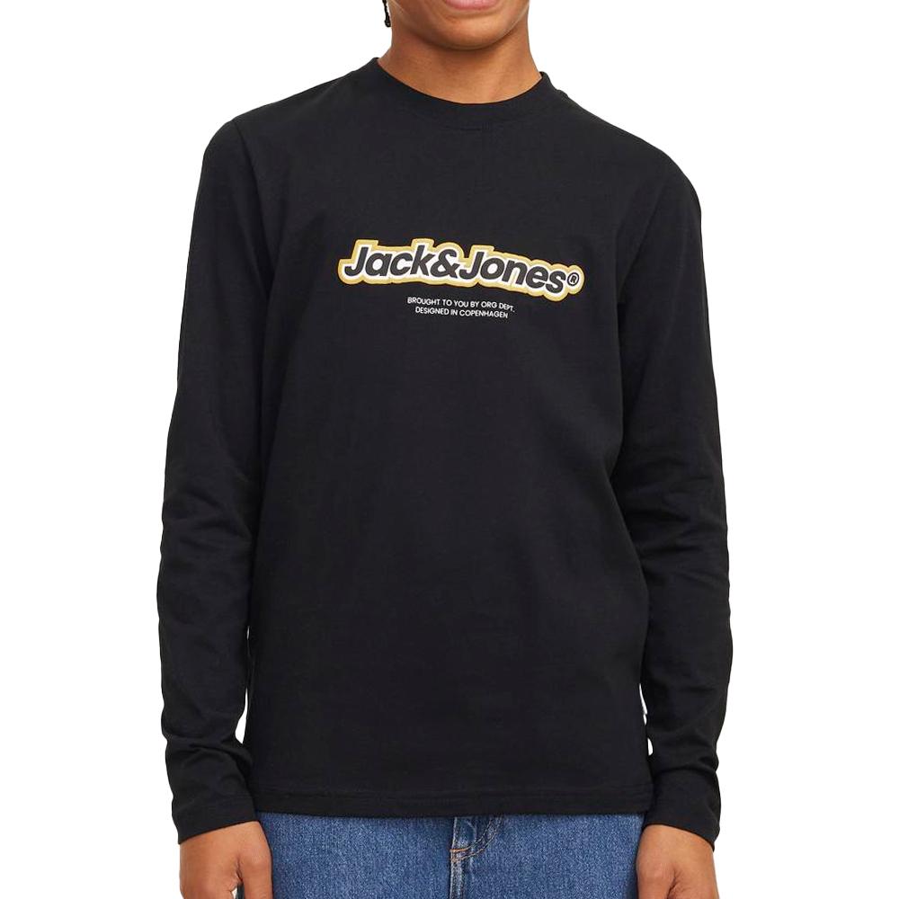 T-Shirt Noir Garçon Jack & Jones Nohos pas cher