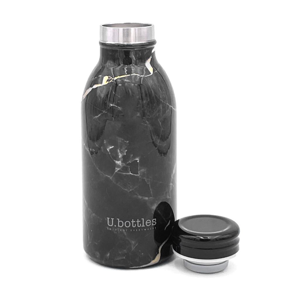 Bouteille Isotherme Noir marbre U.Bottles City 350ml vue 2
