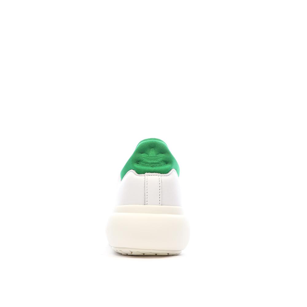 Baskets Blanche/Verte Femme Adidas Stan Smith vue 3