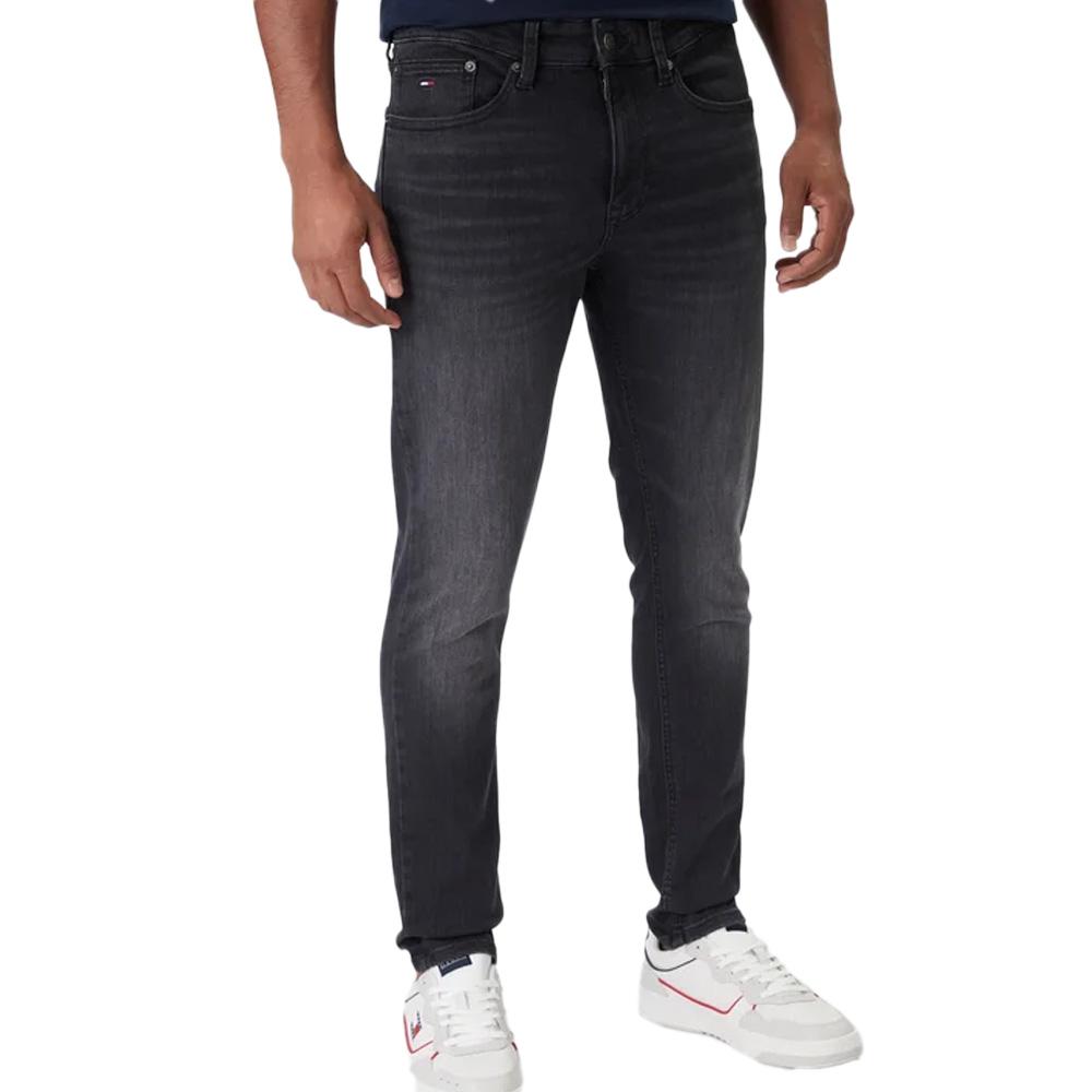 Jean Slim Gris Homme Tommy Hilfiger Austin pas cher