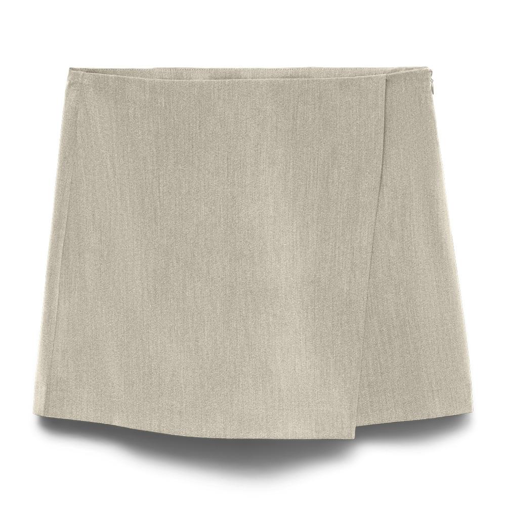 Jupe Short Beige Femme Vero Moda Queenie pas cher