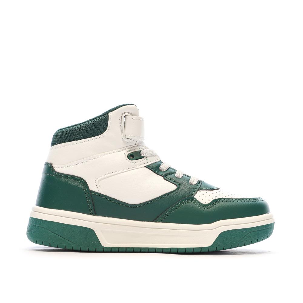 Baskets Vertes/Blanches Garçon Rouge Umbro Olly Vlc vue 2