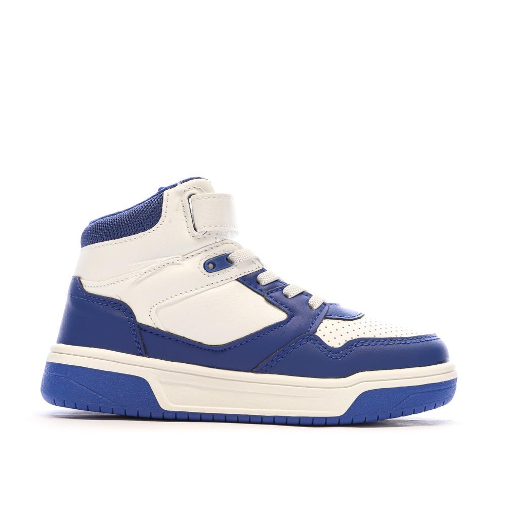 Baskets Bleues/Blanches Garçon Rouge Umbro Olly Vlc vue 2