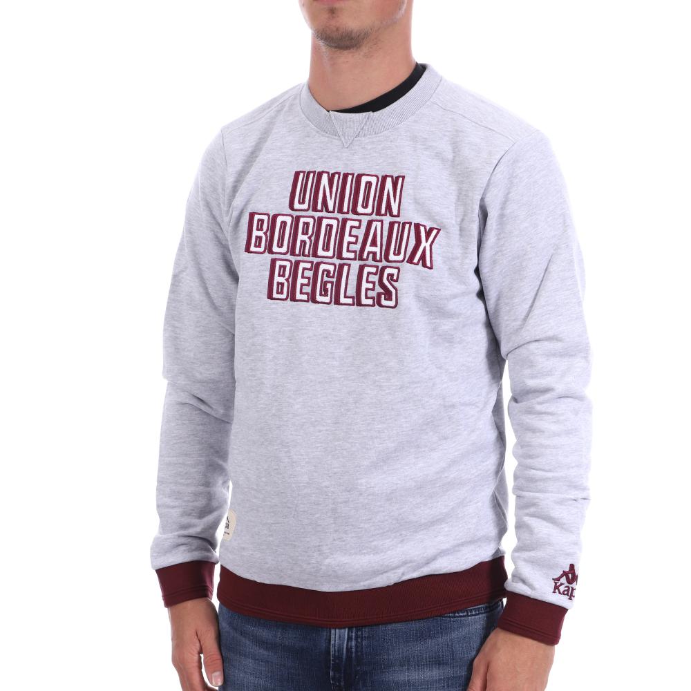 UBB Sweat gris homme Kappa Authentic Grana pas cher