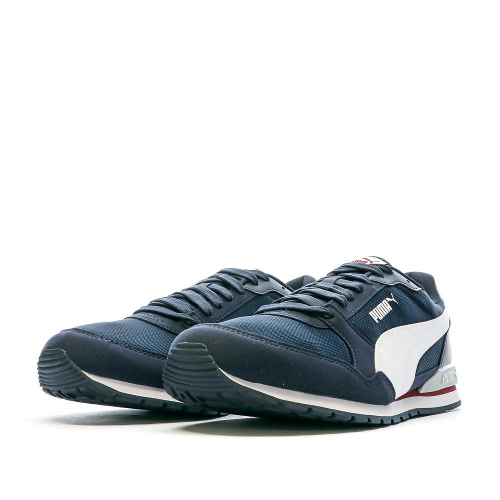 Baskets Marine/Blanc Homme Puma V3 Mesh Castlerock vue 6