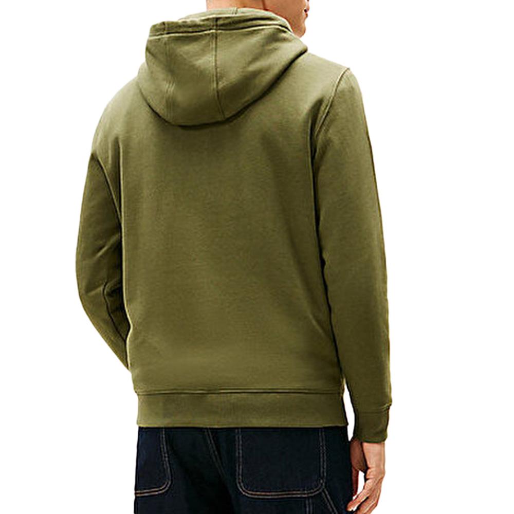 Sweat Kaki Homme Tommy Hilfiger Tjm Reg S Flag vue 2