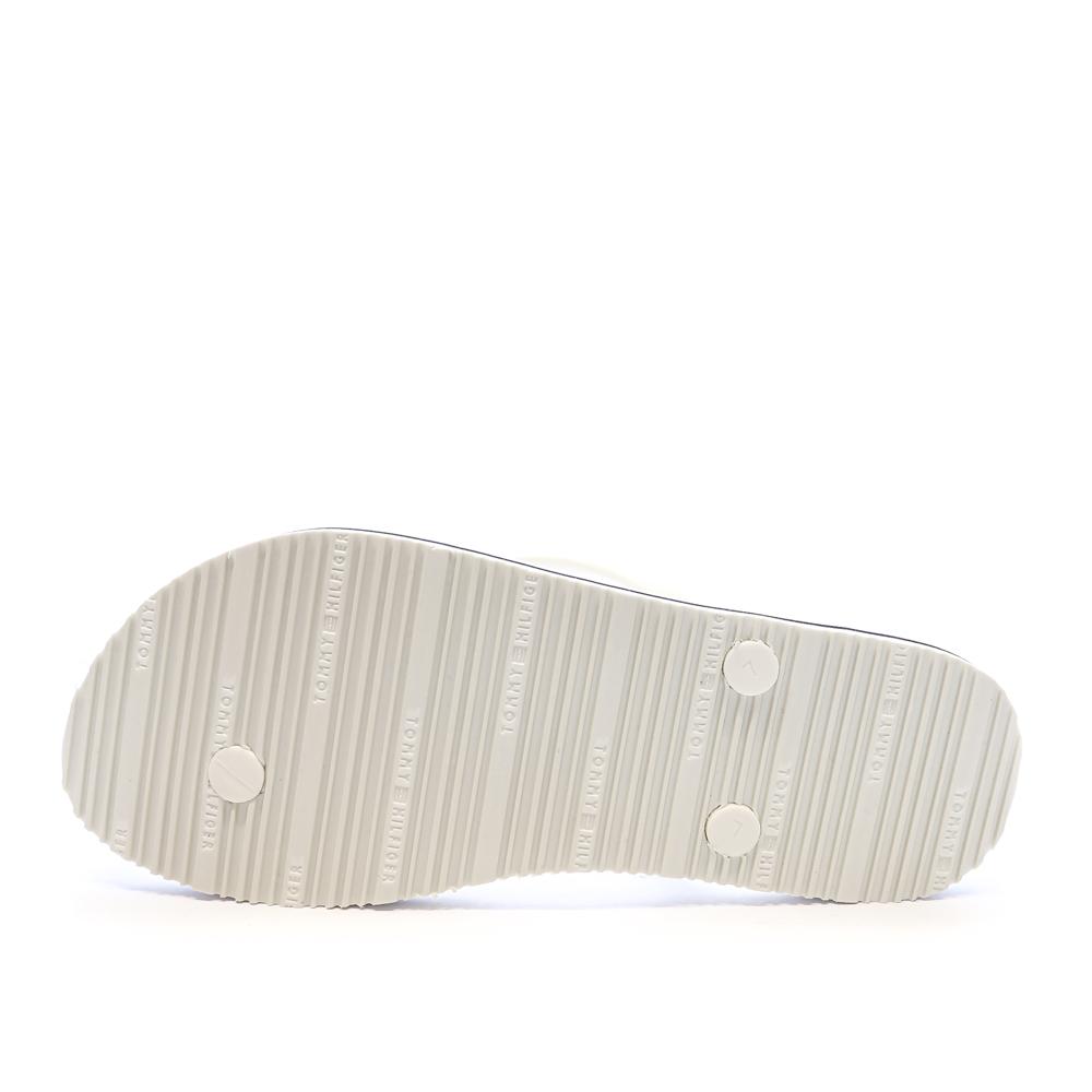 Tongs Blanches Femme Tommy Hilfiger Hilfiger Strap Beach vue 2
