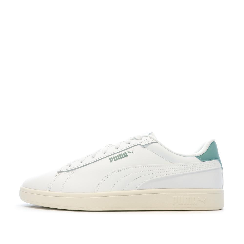 Baskets Blanches Femme Puma Smash 3.0 pas cher