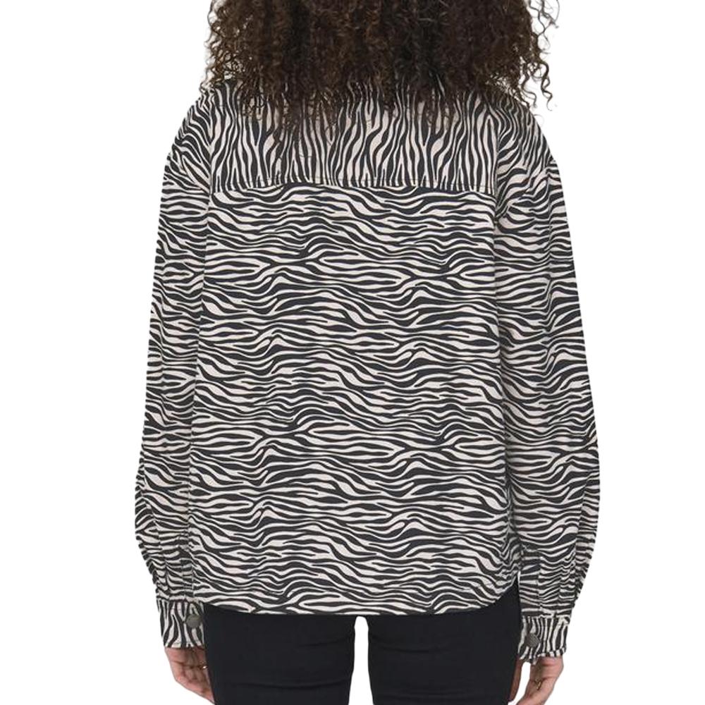 Chemise Zèbre Noir/Blanc Femme JDY Ray vue 2
