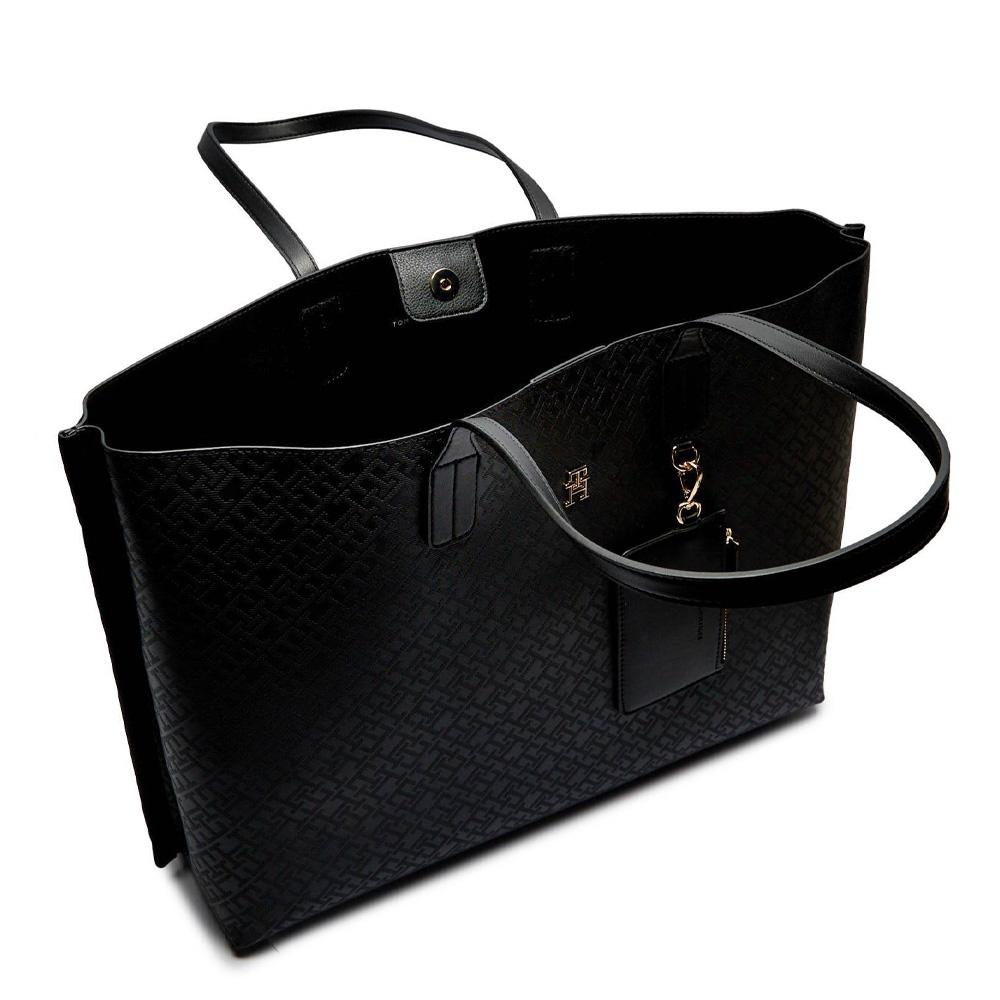 Sac Fourre tout Noir Femme Tommy Hilfiger Distinct Tote vue 3