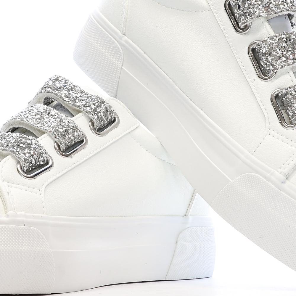 Baskets Blanche Plateforme Femme Kaporal Clovia vue 7