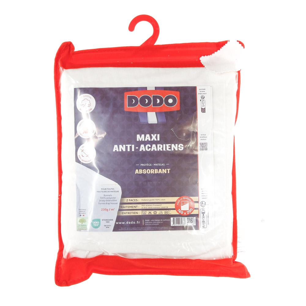 Protège Matelas Absorbant Maxi Anti-acarien Dodo 160X200 pas cher