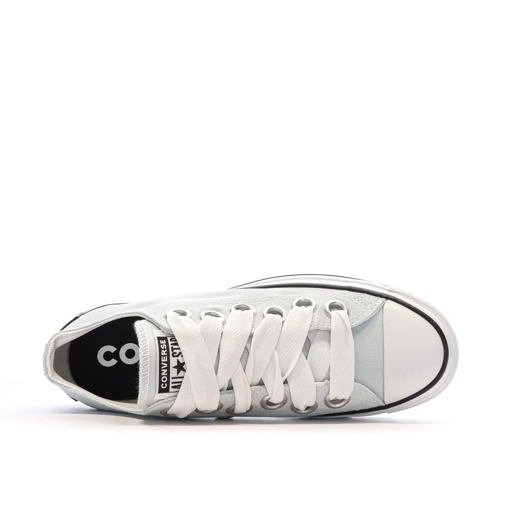 Baskets Vert D'Eau Femme Converse Platform vue 4