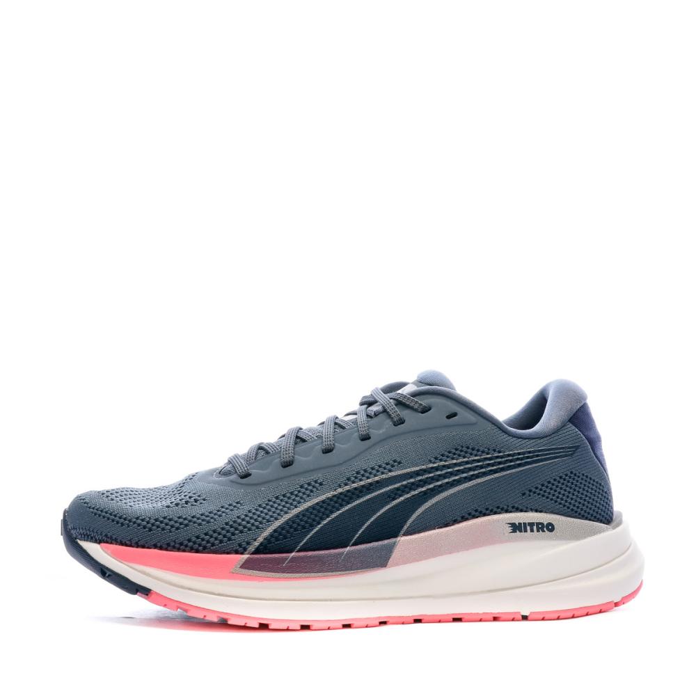 Chaussure De Running Bleu Femme Puma Magnify Nitro pas cher