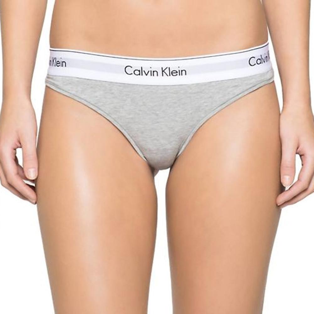 String Gris Femme Calvin Klein Jeans ThongGS 0000F3786E vue 2