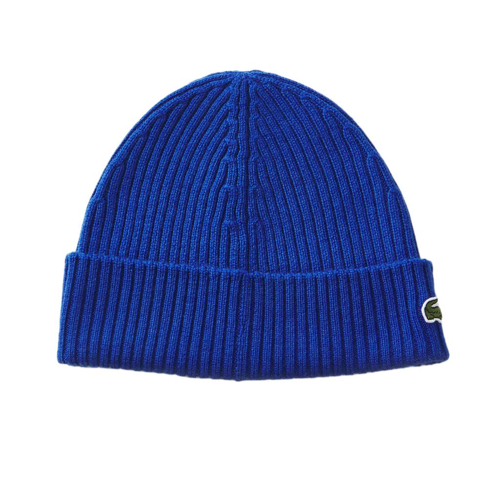 Bonnet Bleu Roi Homme Lacoste RB0001 pas cher