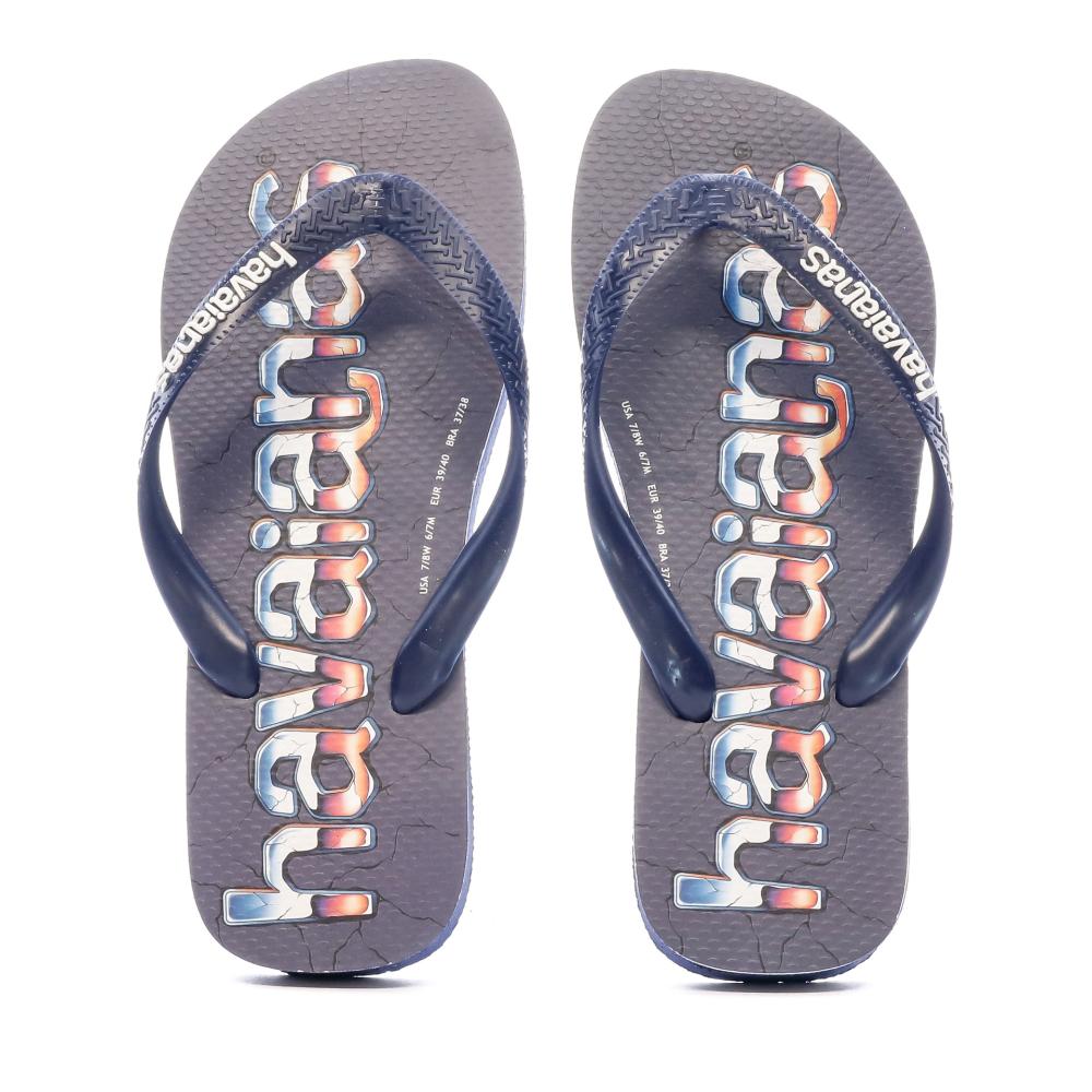 Tongs Marine Homme Havaianas Logomania Print vue 3