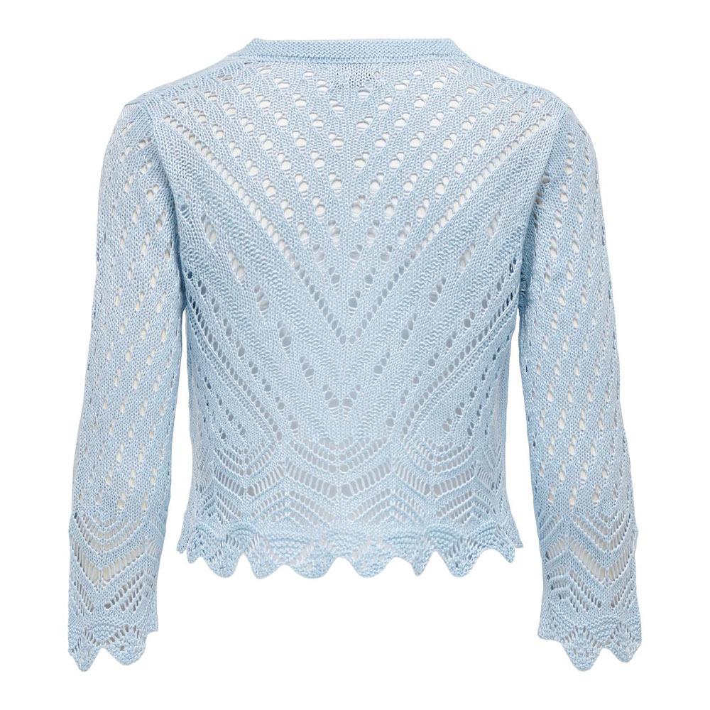 Cardigan Bleu Femme JDY Sun 3/4 Cropped vue 3