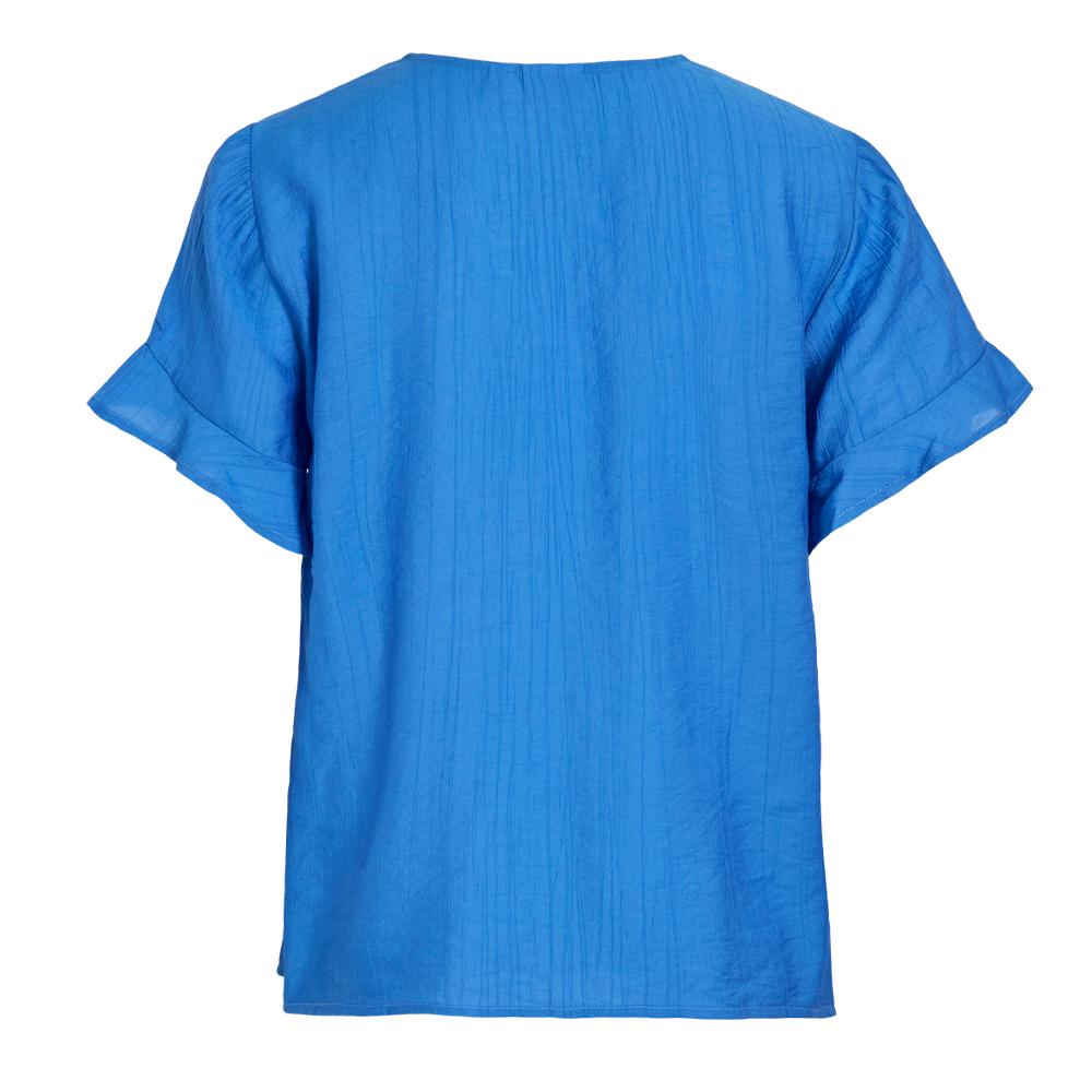 Camiseta azul para mujer Vila Bavina Nipi ver 2