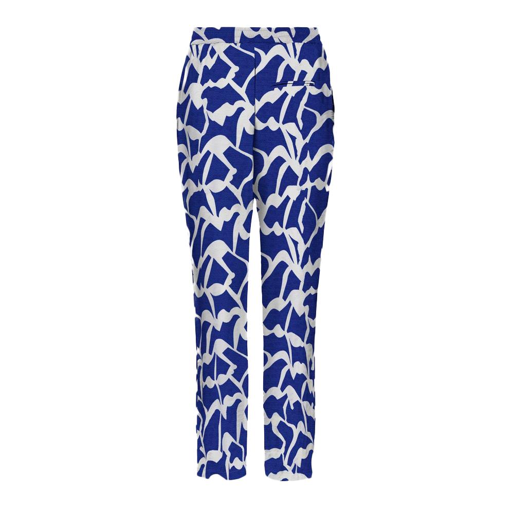 Pantalon Bleu/Blanc à Motifs Femme Only vue 2