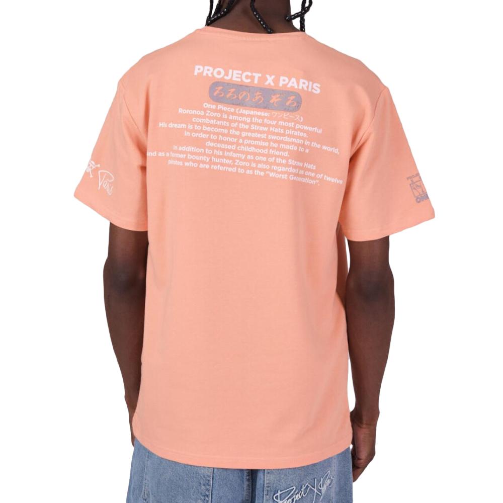 T-shirt Orange Homme Project X Paris One Piece' Zoro vue 2